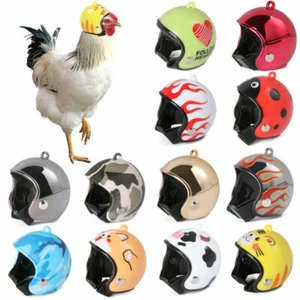 Chicken Bird Duck Pet Helmet Hard Quail Hat Headgear Cute Small Pet Supplies^ - Picture 1 of 23