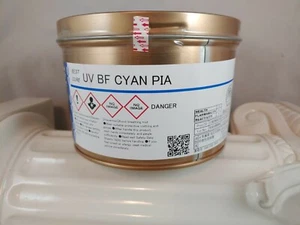 T & K Toka UV BF CYAN Best Cure - Siebdruck Tinte PIA Exp 2021 - Bild 1 von 3
