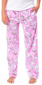 Disney Adult Aristocats Marie Expressions and Bows Pajama Sleep Lounge Pants - Picture 1 of 5