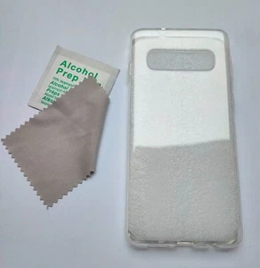 Samsung Galaxy S10 - Coque de protection en silicone transparent UTECTION - Photo 1 sur 3