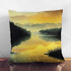 Plump Cushion Watercolour Pond Vol1 Soft Scatter Throw Pillow Case Cover Filled