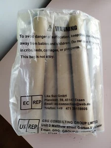 6 MAILING TUBES 12 INCH X 1.5 INCH NEW - Picture 1 of 4
