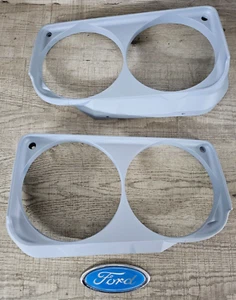 FORD CAPRI MK3 HEADLIGHTS SURROUNS IN PRIMER EG13048AA VERY GOOD NO DAMAGE - Picture 1 of 6