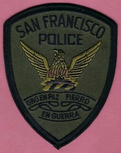 SAN FRANCISCO CALIFORNIA POLICE TACTICAL SHOULDER PATCH - Picture 1 of 1