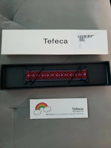 Tefeca Embroidery Polyline Pattern Elastic Compatible/ Band for Apple Watch 42mm - Picture 1 of 3