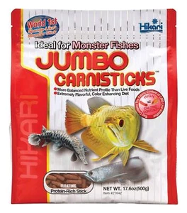Hikari Tropical Jumbo Carnisticks Fish Food, 17.6 oz (500g) - Picture 1 of 5