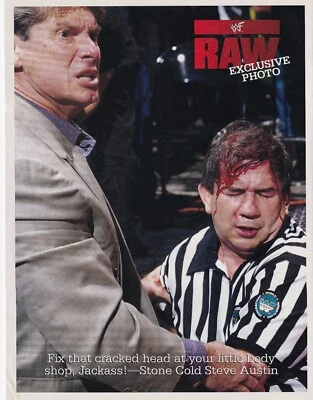 Страница журнала Vince McMahon X-Pac Briscoe WWF Wrestling 1998 WWE Wrestler - Изображение 1 из 4