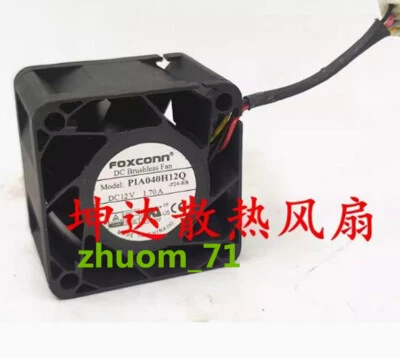 1PC FOXCONN PIA040H12Q 12V 1.70A 4cmcooling fan - Image 1 of 3