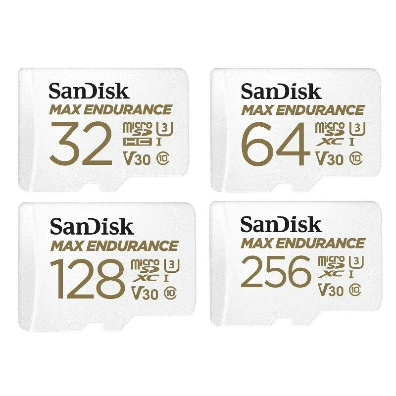 Sandisk MAX Endurance 32GB 64GB 128GB 256GB microSD Card Cam Recording CCTV V30 - Image 1 of 1
