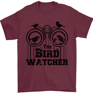 The Bird Watcher Watching Funny Mens T-Shirt 100% Cotton - Picture 1 of 96