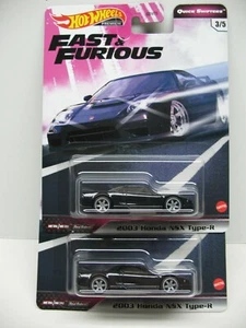 2 X HOT WHEELS PREMIUM 2020 FAST & FURIOUS QUICK SHIFTERS 2003 HONDA NSX TYPE-R - Picture 1 of 2