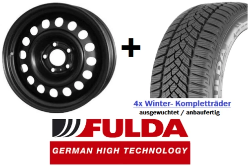 Winterkompletträder für Seat Ateca Skoda Karoq 215/60 R16 99H Fulda Reifen 4 x - Bild 1 von 1