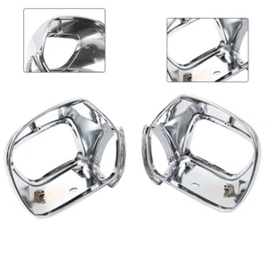 Rear View Side Mirror Housing Case Cover For Honda GL1800 GOLDWING 01-11 Chrome - Picture 1 of 9