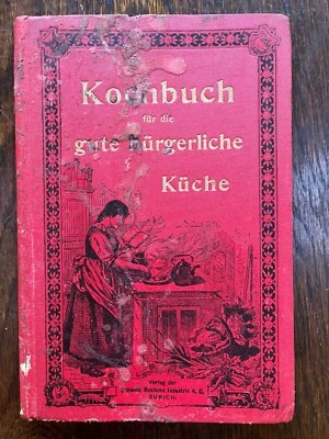 1906 Bern Switzerland Cookbook Merchant ads German text - Image 1 of 4