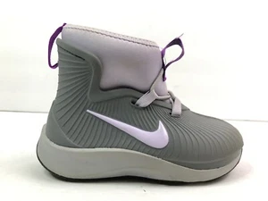 Nike Kleinkind Binzie (TD) Freizeitschuhe Größe 9c wasserdicht grau/violett BQ5382 003 - Bild 1 von 5