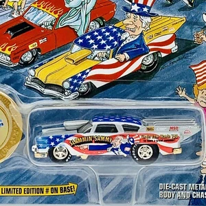 Johnny Lightning 1997 Dragsters USA Slammin' Sammy (Silver) - M - Picture 1 of 5