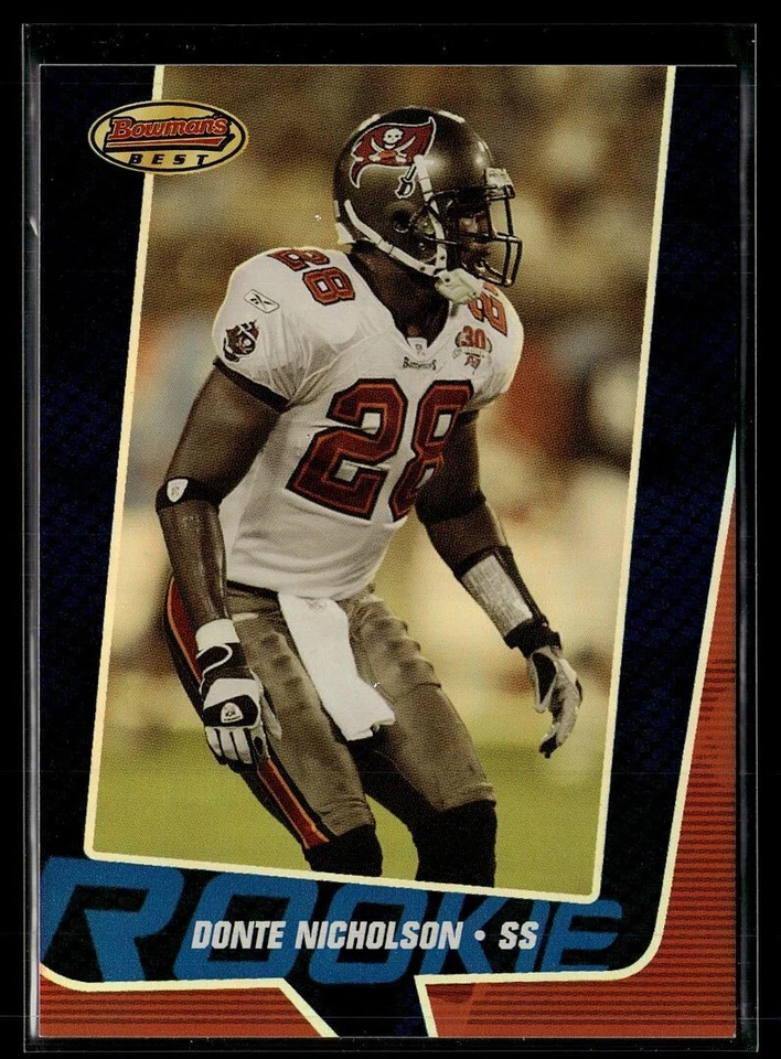 2005 BOWMAN BEST BLUE /1399 ROOKIE DONTE NICHOLSON BUCS - Image 1 of 1