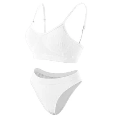 Women Underwear Bra And Panties Set Lingerie Thong Push Up Bralette Sport Bra - Image 1 of 4