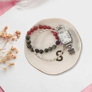 Besteck Schmuckschale Aus Keramik Ringhalter Schmuckaufbewahrung Mit Monogramm - Bild 1 von 12
