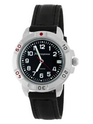 Vostok Komandirskie 43184B Watch Mechanical Military New USA Seller - Image 1 of 4