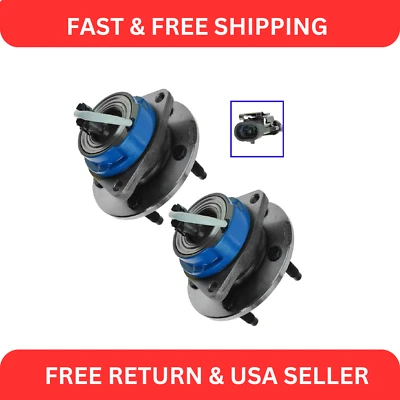 Juego de 2 cojinetes de cubo de rueda delantera para Chevy Impala Pontiac Grand Prix Buick con ABS Foto 1 de 4