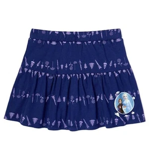 Frozen 2 Big Girls Knit Scooter Skirt with Elsa & Anna - NWT - Picture 1 of 3