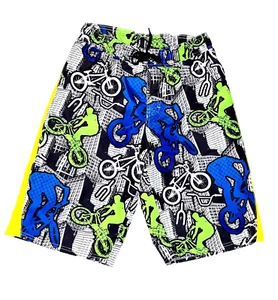 Hawke & Co Multicolored Sport Board Shorts/Swim Trunks w/bikes Sz Large (14-16) - Picture 1 of 5