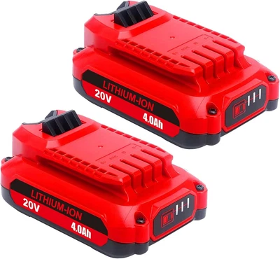 TOOLSGALORE 2 PACK 20V V20 4.0Ah Battery CMCB204 for CRAFTSMAN V20 Cordless Power Tools