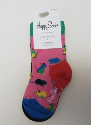 HAPPY SOCKS Bebé 0-12 Meses 1 Par o 2 Pares Calcetines Zapato Talla 3-4 Foto 1 de 3