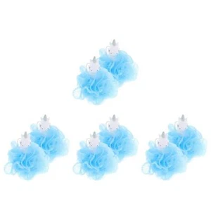 8 Stück Einhorn-Badenetz-Duschball, Luffas, Peeling-Badeschwamm, Körperreiniger - Bild 1 von 12