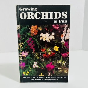 Growing Orchids is Fun Book Plants Flowers Gardening Facts for Growing Orchids - Imagen 1 de 9