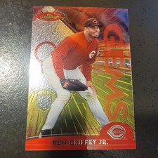 Ken Griffey Jr 2000 Topps Finest Gems Short Print Cincinnati Reds 