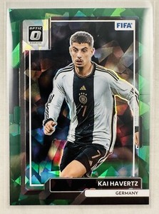 Kai Havertz 2022-23 Donruss Optic Soccer Green Ice Prizm SP Germany