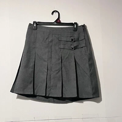 Falda uniforme plisada French Toast para mujer talla 16,5 gris más cremallera de compresión Foto 1 de 4