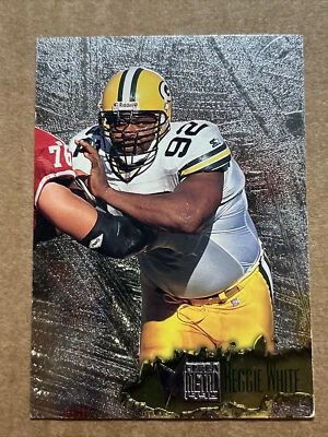 Reggie White 1996 Fleer Metal Football Card. Packers - Image 1 of 4