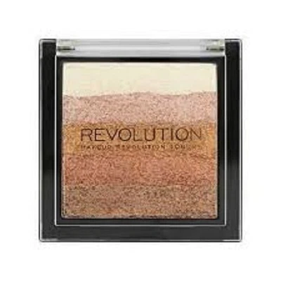 Makeup Revolution London Vivid Shimmer Brick, Rose Gold, 7g M84 - Image 1 of 2