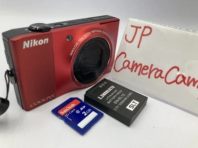 Excellent Nikon COOLPIX S8000 red Digital Camera 14.2 MP 10x Optical Zoom 2025 - Image 1 of 4