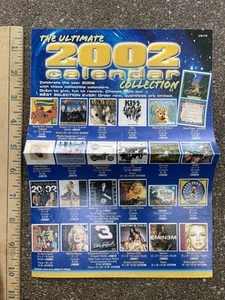 BMG Store Rare 2002 Ad Pop Music Vintage Calendar Ad - Bild 1 von 3