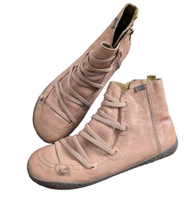 Camper Peu Cami Ankle Boots Women's 11 EU 42 Zip up Leather Walking shoes Flats - image 1 of 4