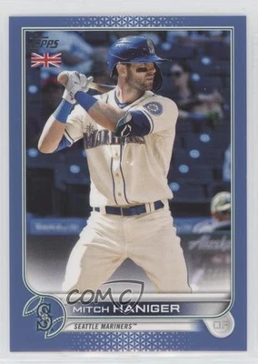 2022 Topps UK Edition Blue /75 Mitch Haniger #104 - Image 1 of 2