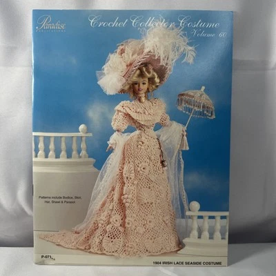 Paradise Crochet Pattern Book 1904 Irish Lace Seaside Costume Fashion vol 60 - Image 1 of 2