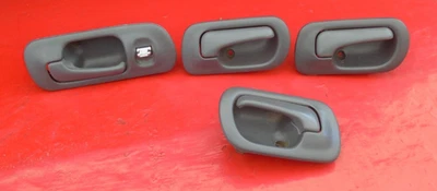 96 97 98 99 00 HONDA CIVIC INTERIOR DOOR HANDLE SET X4 SEDAN 4DR L. GRAY OEM - Image 1 of 4