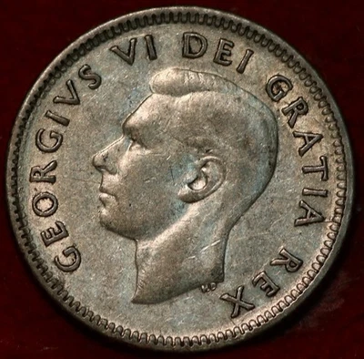 1952 Canada 10 Cents Silver Foreign Coin - Image 1 of 2