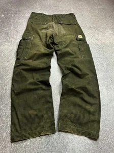 VINTAGE STYLE STREETWEAR CARHARTT CARGO PILOT JEANS 90S Y2K - Picture 1 of 8