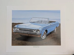 1964 Dodge Polara Convertible 11x14 Poster Print - Bild 1 von 3