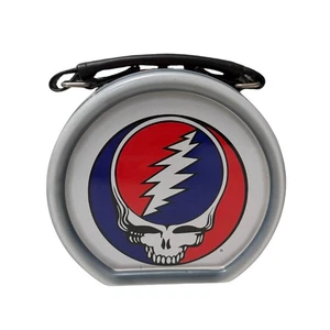 Grateful Dead Steal Your Face Rock N Roll Drum Tin Tote Lunch Box Vandor - Picture 1 of 11