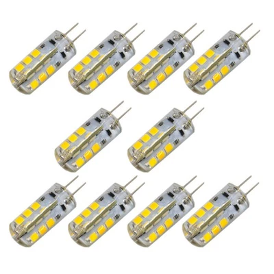  10pcs G4 DC 12V 2.5W 180LM 3000-3500K SMD 2835 -LED Bulbs Lamps Lights (Warm - Image 1 of 3