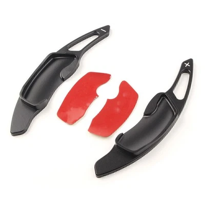 BLK Steering Wheel Shift Paddle Shifter Extension for Subaru Legacy Forester Brz - Image 1 of 4