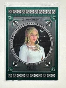 Daenerys Targaryen #1 Emerald Parallel Game of Thrones 2024 Legends of the Realm - Picture 1 of 2