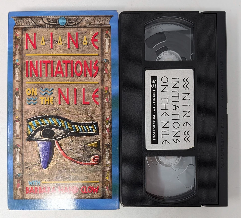 VHS: Nine Initiations On The Nile: Barbara Hand Clow: new age rare Egypt - Image 1 of 1